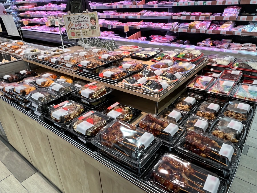 夙川店の店内の惣菜