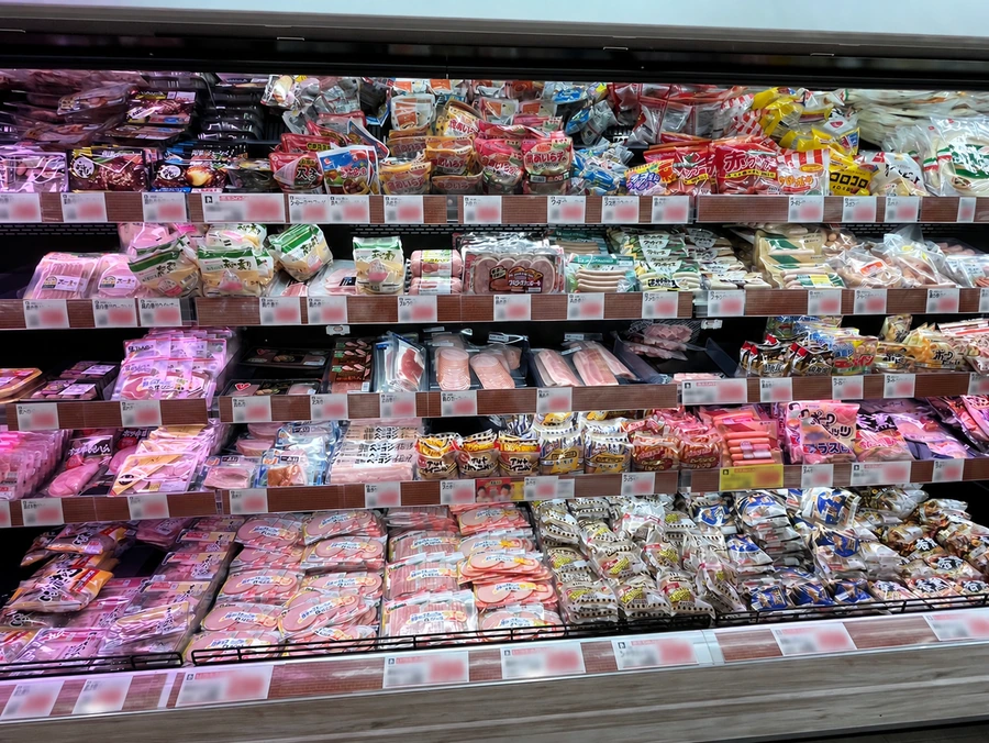 夙川店のハム・ソーセージ