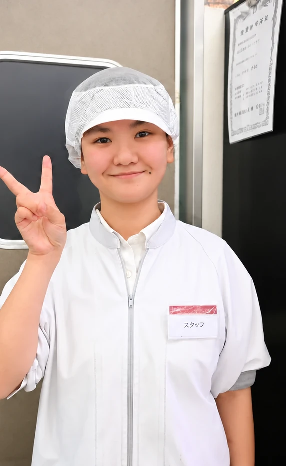 畜産部門のスタッフの笑顔